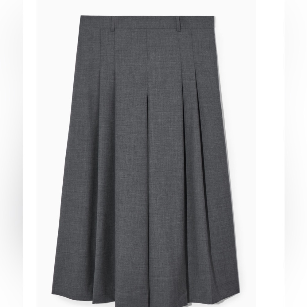 COS tailored set with folded a line skirt and a hooded jacket 6 - Picture 3 of 14